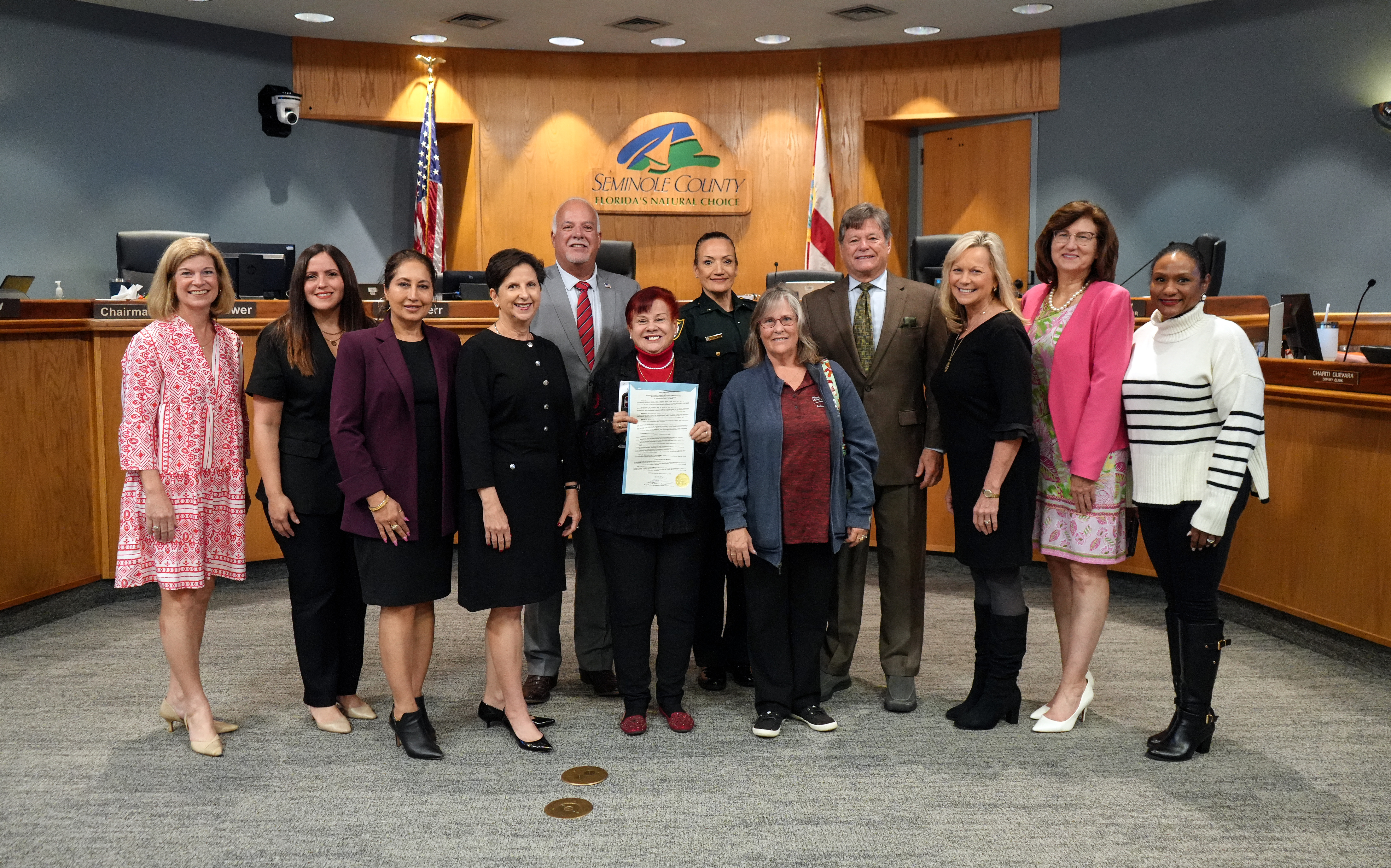  Proclamation proclaiming March 2025 as Women's History Month in Seminole County, FL. Countywide (Nancy Acevedo, Seminole County Sheriff's Office)