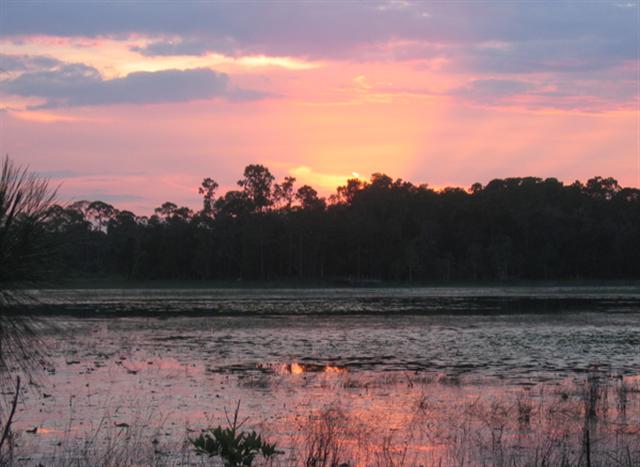 Sunset on Lake Proctor