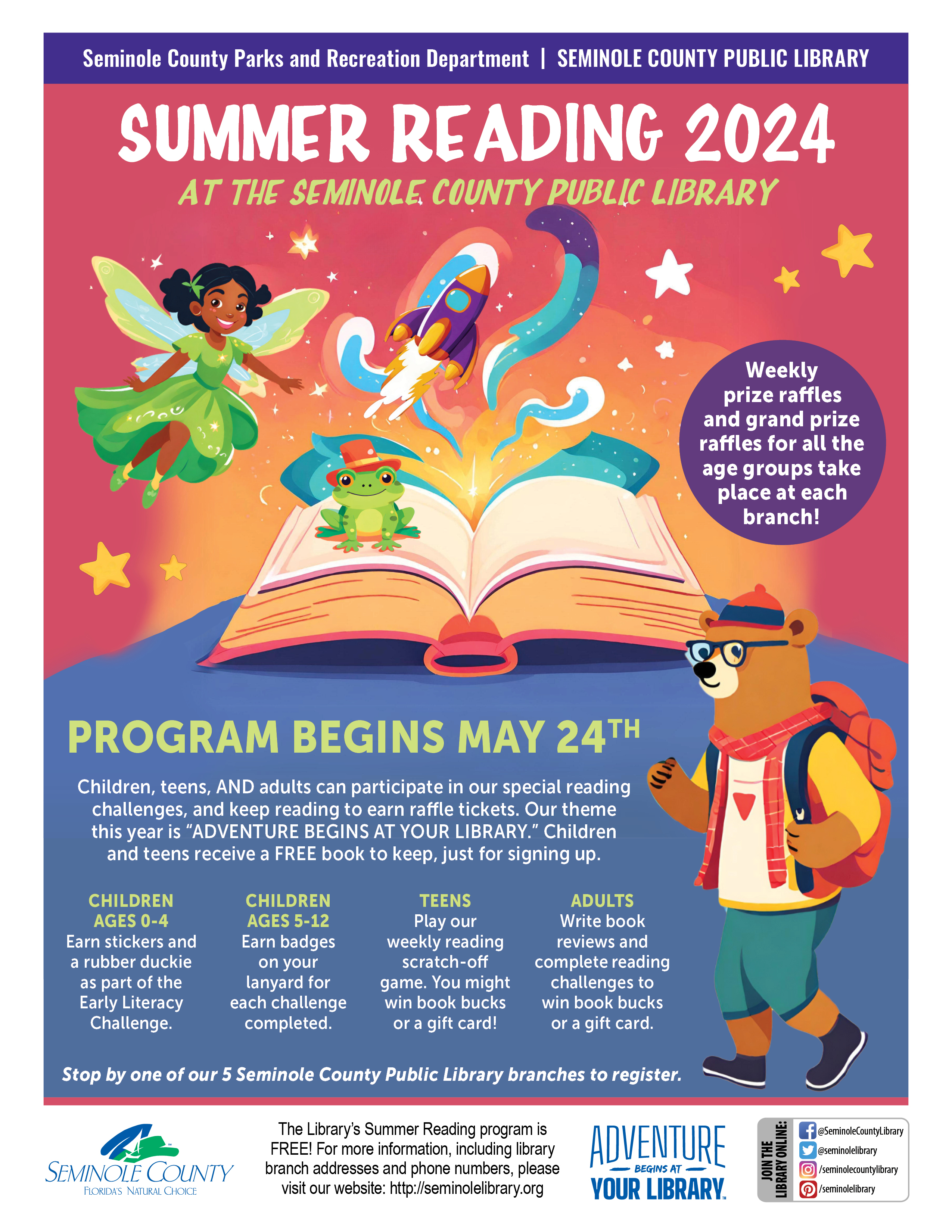 Summer Reading 2024 General Flyer