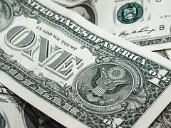 Image of stack of dollar bills